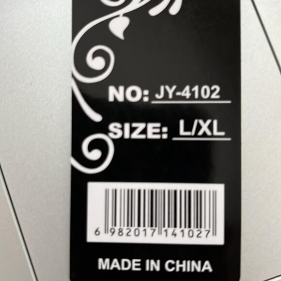 Flowy Rayon Summer Dress – Boho Chic – L/XL – White with Blue - Picture 10 of 10